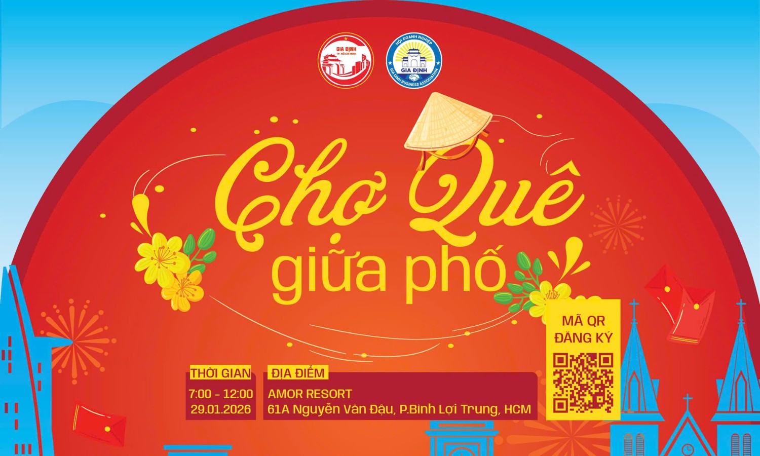 Chính thức công bố Phiên chợ Xuân 2026 - Chợ Quê Giữa Phố