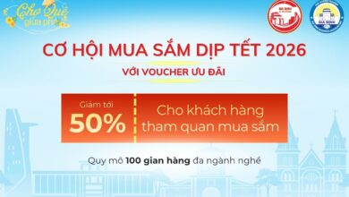 Khách hành tham quan được nhận voucher giảm giá đến 50% để mua sắm tại sự kiện