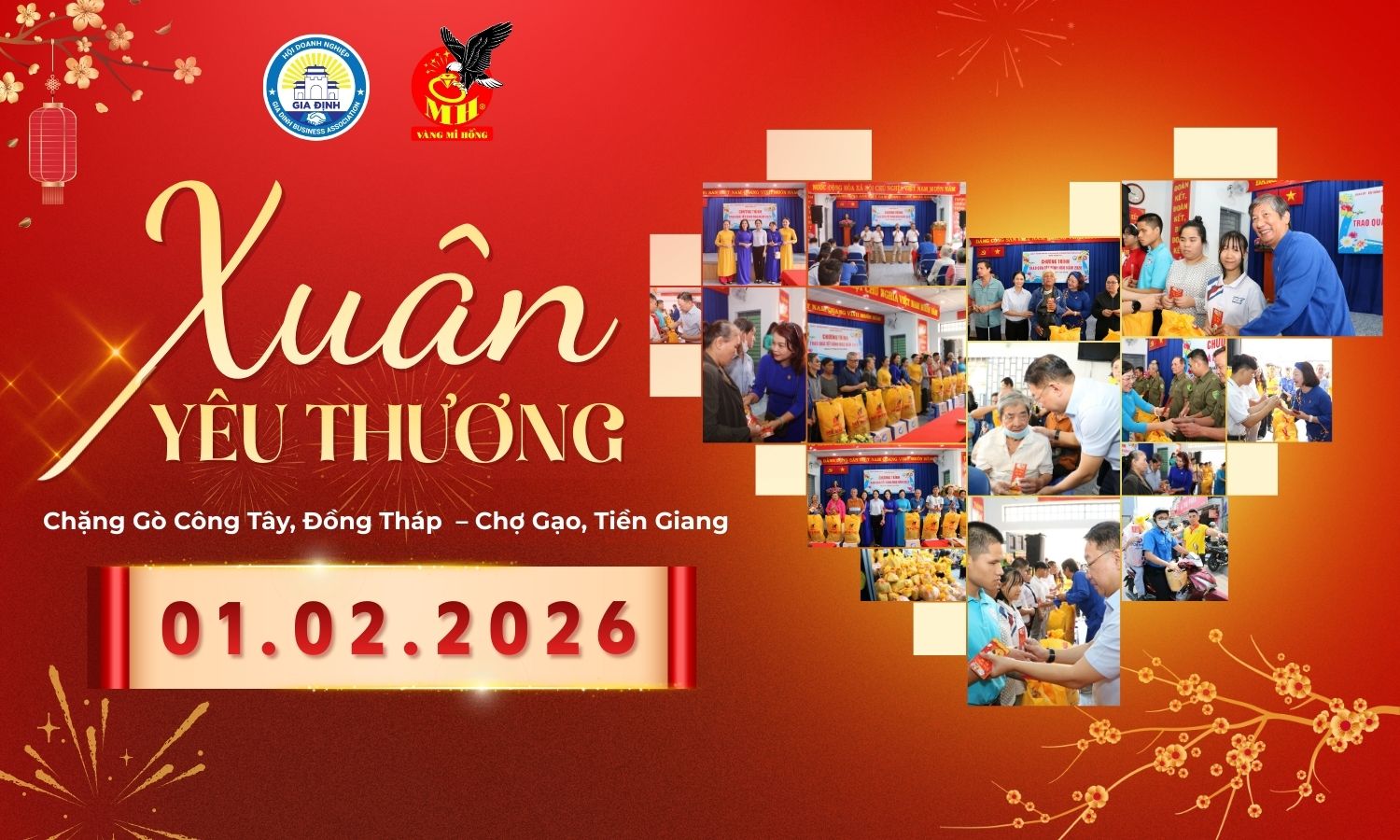 Chương trình Xuân Yêu Thương 2026 do Hội Doanh nghiệp phường Gia Định